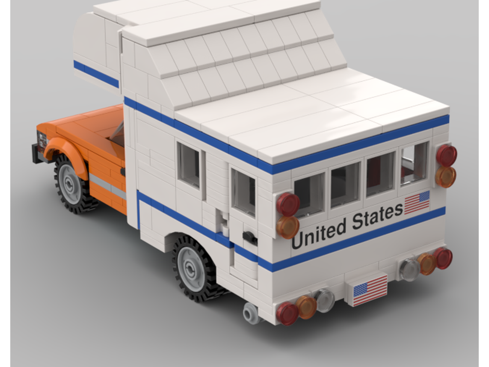 LEGO MOC 1995 Ford F150 Camper by wonderbrickz Rebrickable Build
