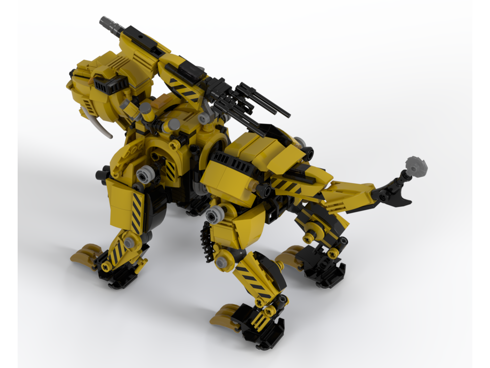 LEGO MOC-207142 Mechanical Saber-Toothed Tiger by BroadBricks_Studio ...