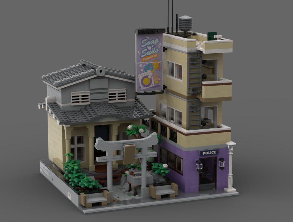 Japanese Temple & Police Box