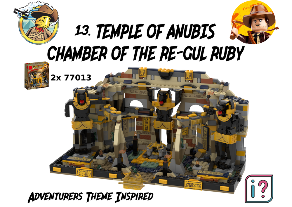 LEGO MOC Adventurers Chapter 13. Temple of Anubis Chamber of the Re-Gul ...