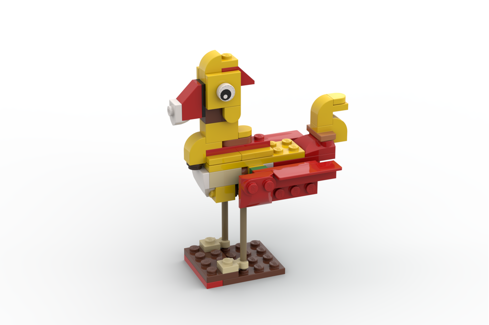 LEGO MOC-207341 30670 Chicken by Nequmodiva | Rebrickable - Build with LEGO