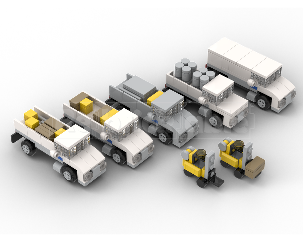 LEGO MOC-207384 Launch Complex 39 Pad Service Vehicles 1:110 Scale by ...