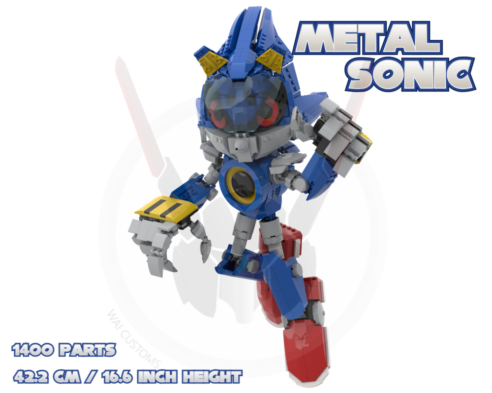 LEGO MOC-207399 Metal Sonic by Waimaru | Rebrickable - Build with LEGO