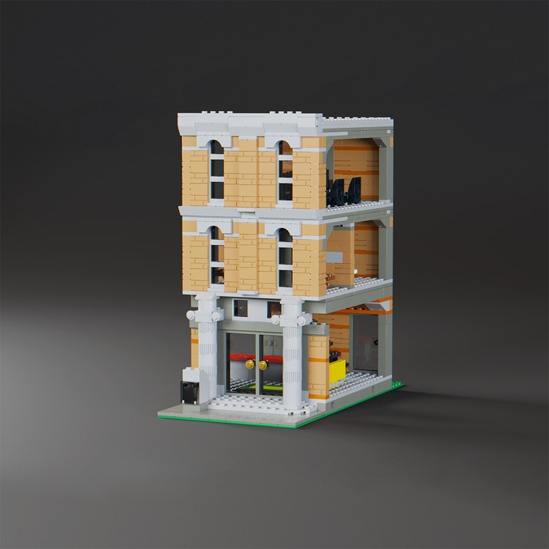 LEGO MOC-207411 Bank Modular Building by CubesCustoms | Rebrickable ...