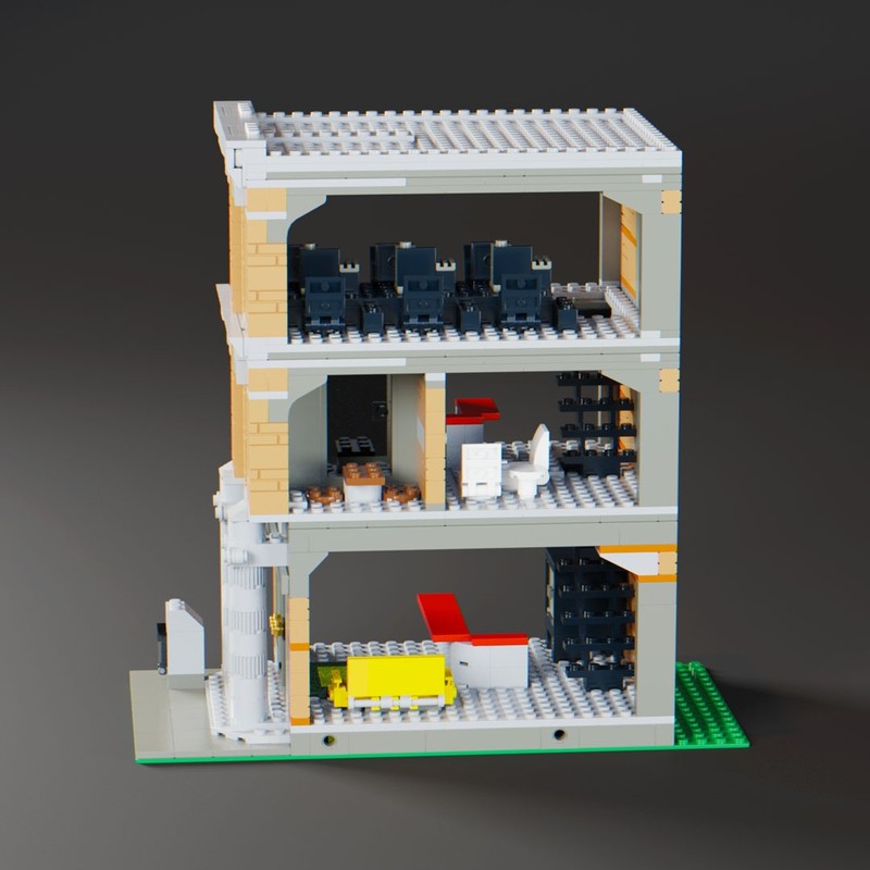 LEGO MOC Bank Modular Building by CubesCustoms | Rebrickable - Build ...