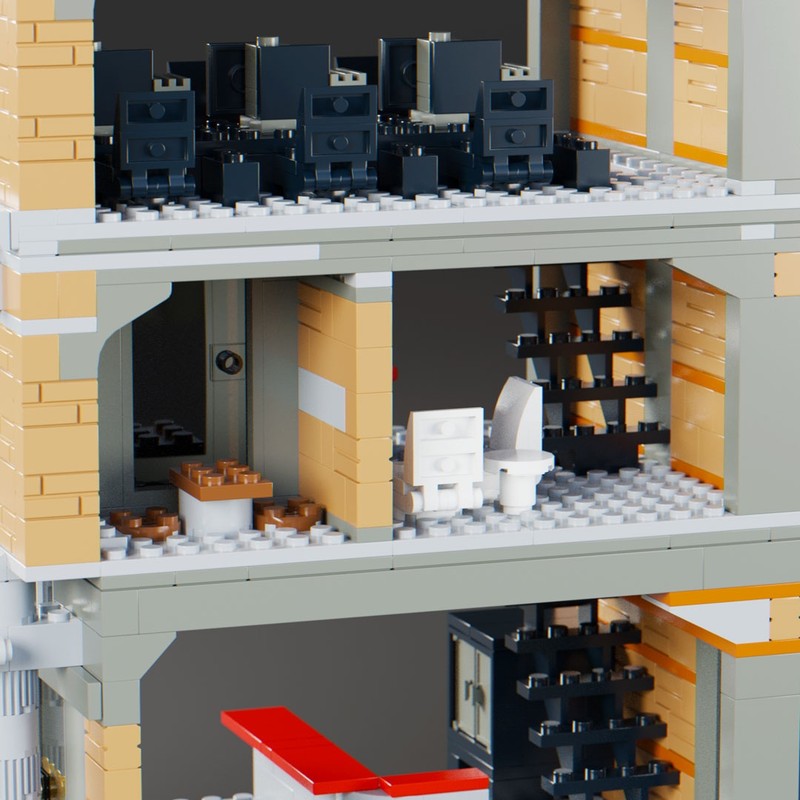 LEGO MOC Bank Modular Building by CubesCustoms | Rebrickable - Build ...