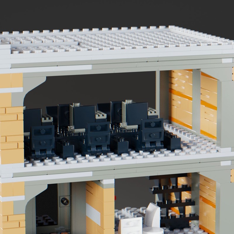LEGO MOC Bank Modular Building by CubesCustoms | Rebrickable - Build ...