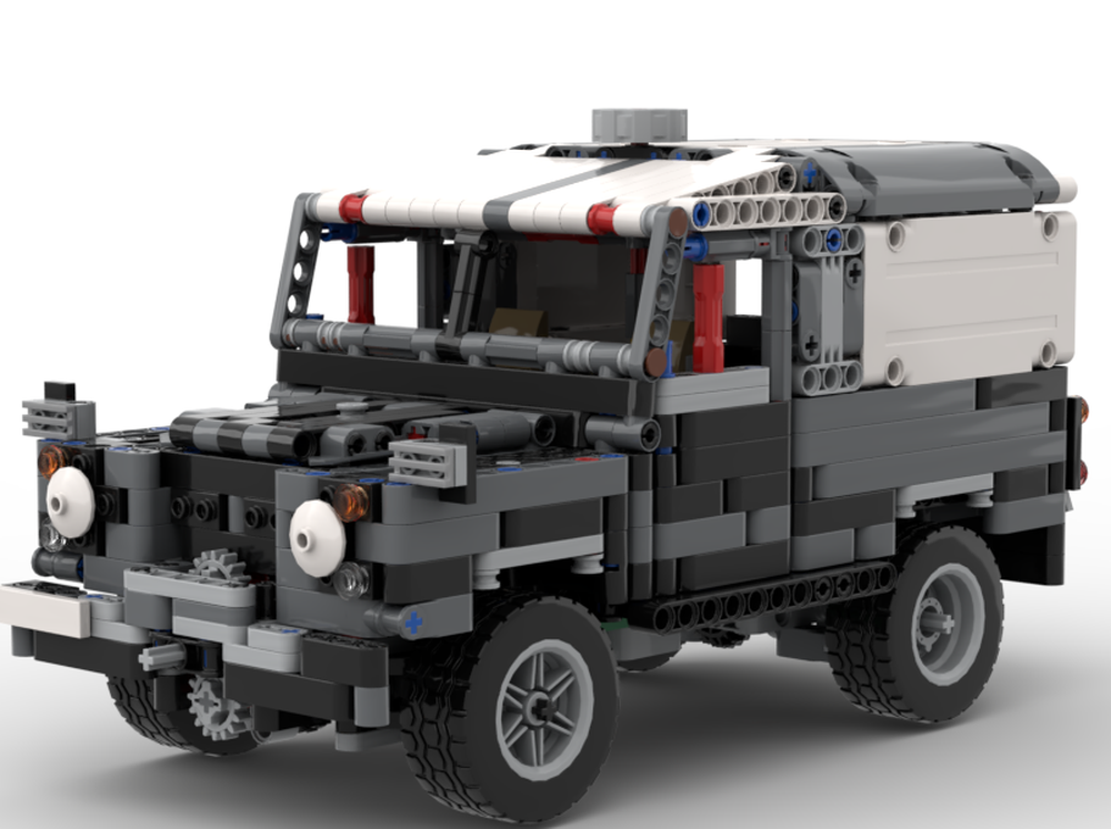 LEGO MOC 3in1 Land Rover Series 3/2 by AairsoftPR0 | Rebrickable ...