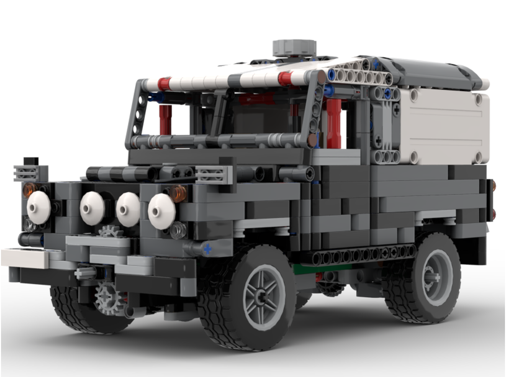 LEGO MOC 3in1 Land Rover Series 3/2 by AairsoftPR0 | Rebrickable ...