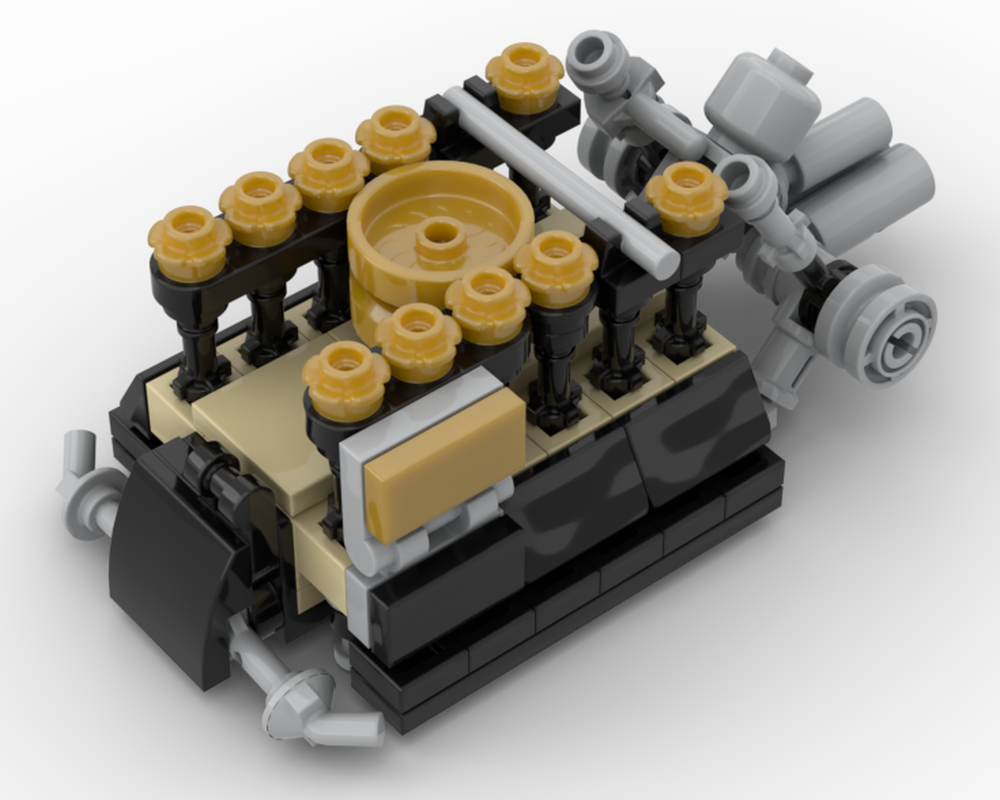 LEGO MOC Porsche 917 engine (Can-Am) by My_Own_Creations | Rebrickable ...
