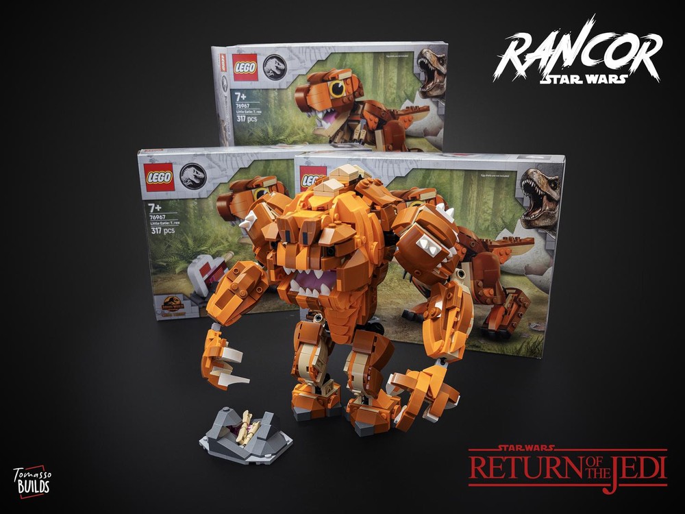 LEGO MOC-207449 Rancor from 3X 76967 Little Eatie T-Rex by Tomasso ...