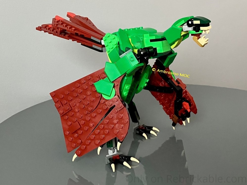 LEGO MOC-207523 31161 Yi qi (dragon-like dinosaur) by Ambrosino