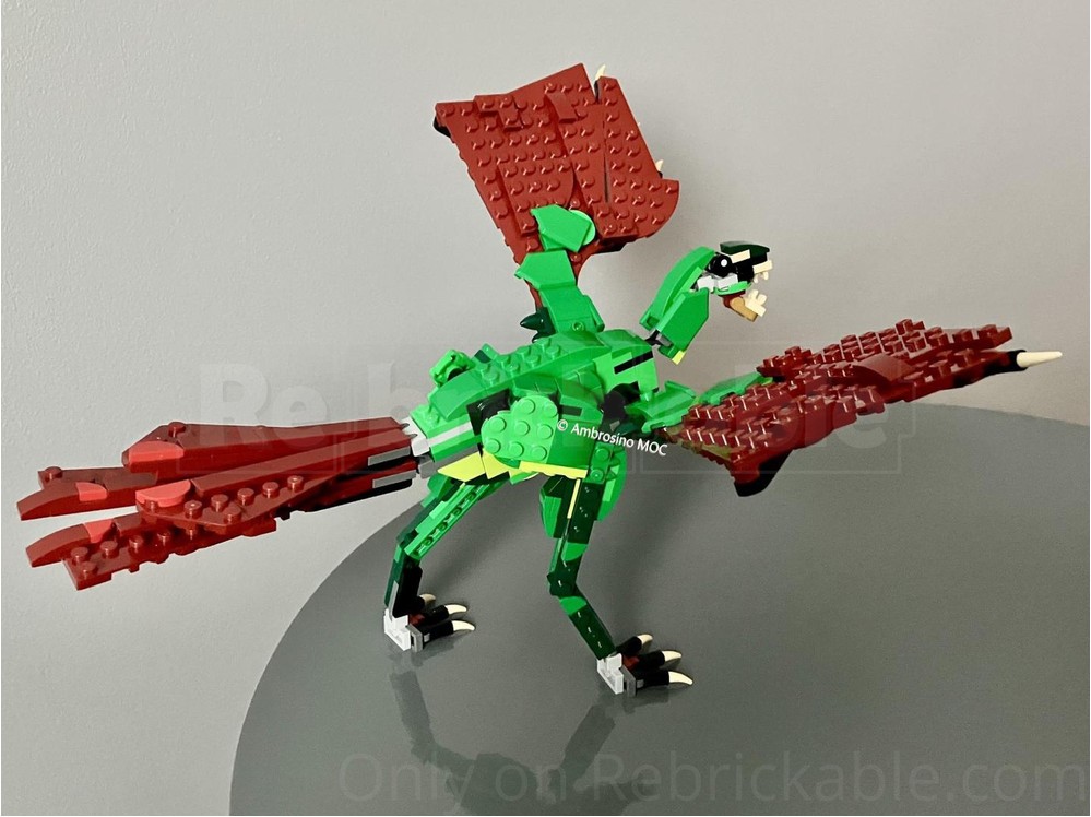 LEGO MOC-207523 31161 Yi qi (dragon-like dinosaur) by Ambrosino