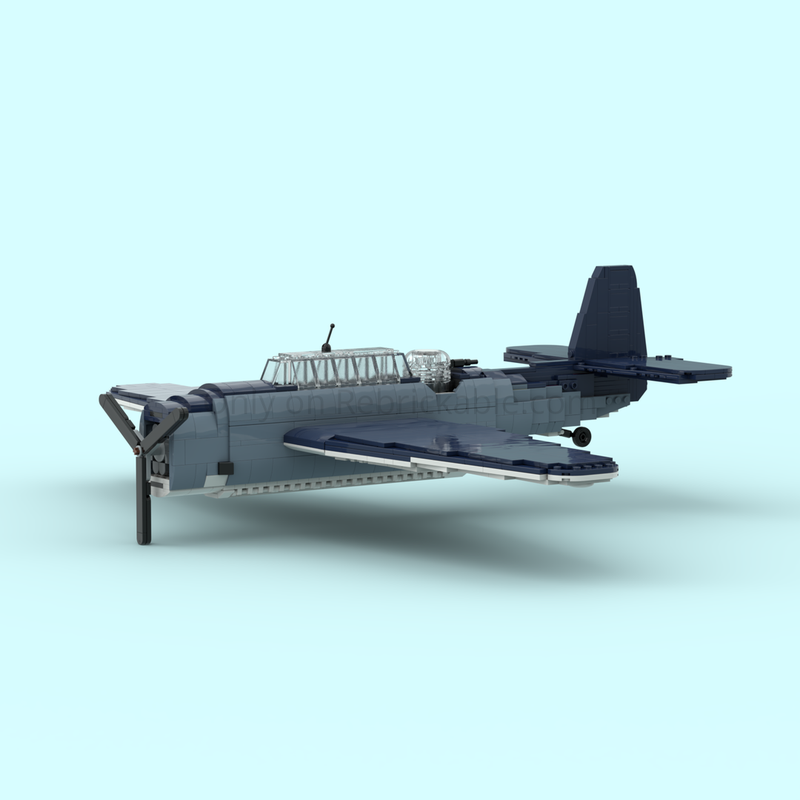 LEGO MOC TBF Avenger torpedo bomber by BespokeLegoDesigns
