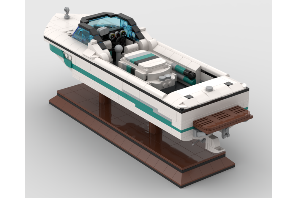 LEGO MOC-207595 Speed Boat by gabizon | Rebrickable - Build with LEGO