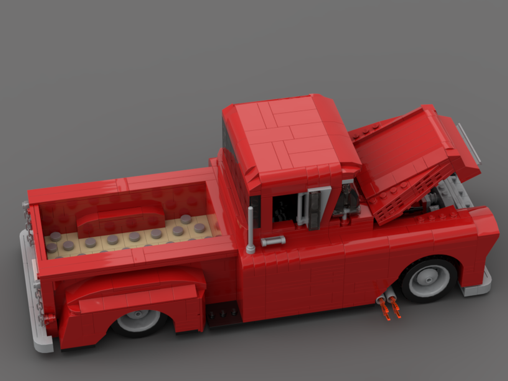 lego creator red truck