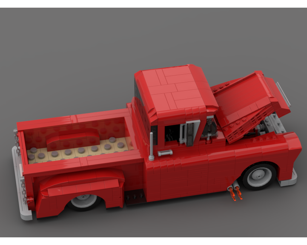 lego creator red truck