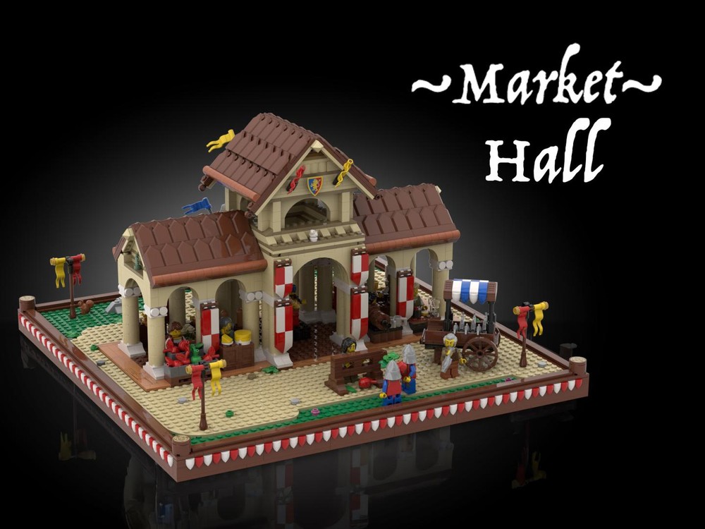 Market Hall - Medieval Village Diorama