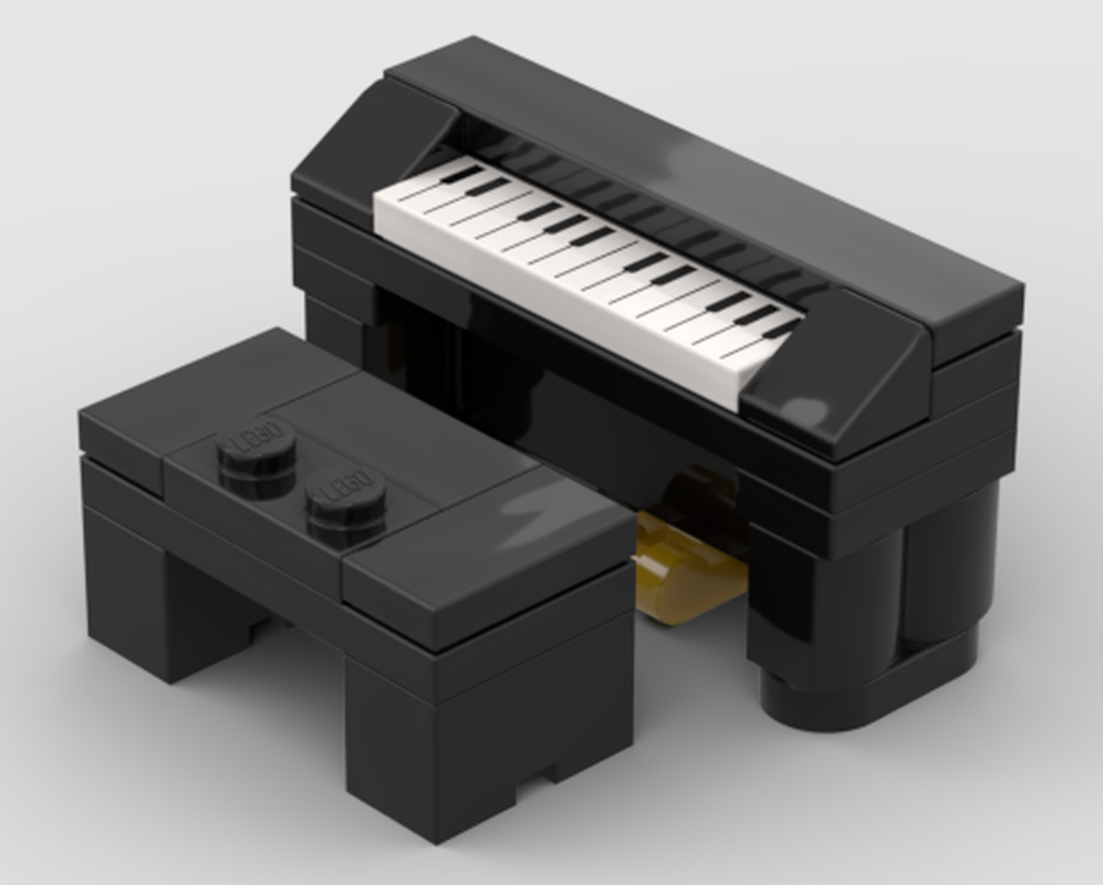 LEGO MOC Keyboard and Chair by TyBar | Rebrickable - Build with LEGO
