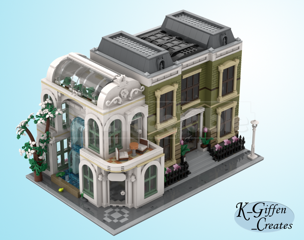 LEGO MOC-207911 Botanical Bliss Day Spa by K_Giffen_Creates