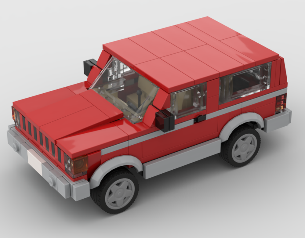 LEGO MOC-208043 Jeep Cherokee XJ 2 door by BowTiedTurismo