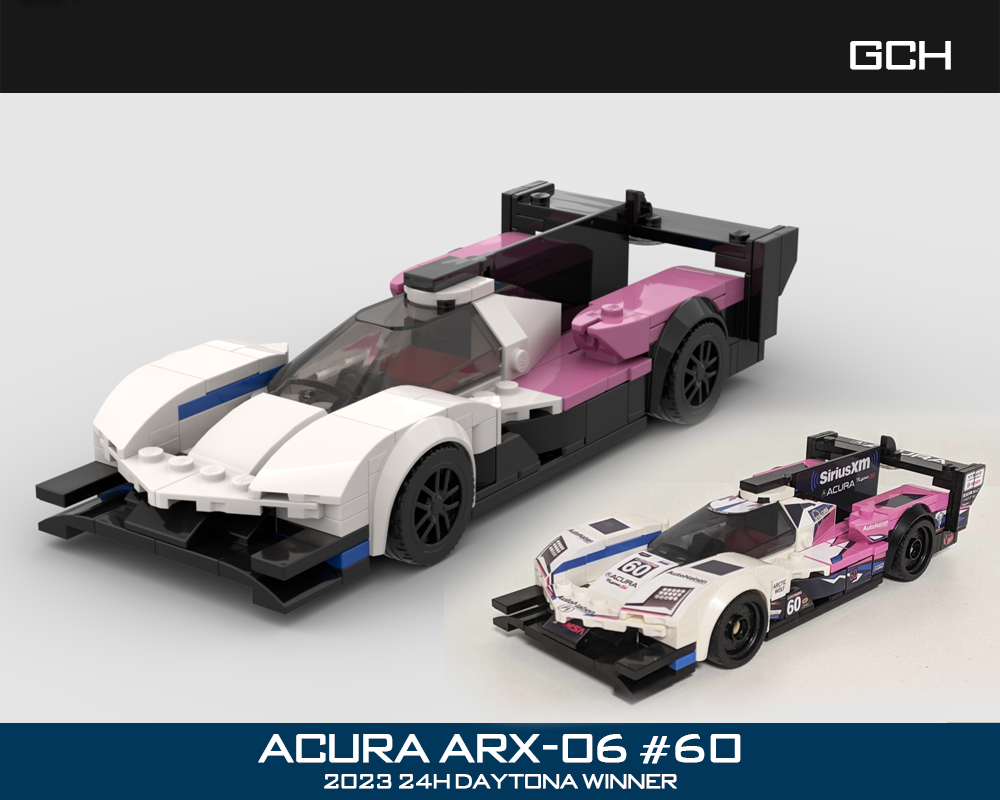 LEGO MOC-208081 Acura ARX-06 #60 2023 Daytona 24h Winner by GCh