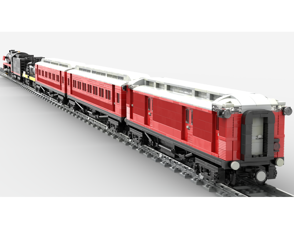 LEGO MOC VR W Class Carriage by Exie_Baby | Rebrickable - Build with LEGO