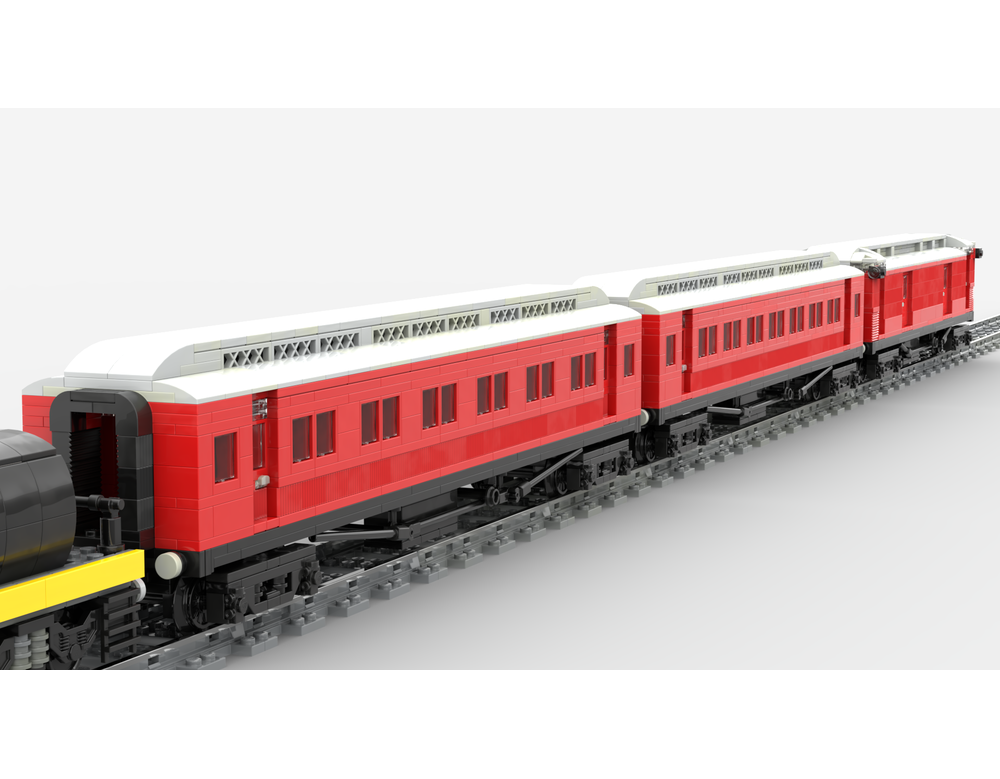 LEGO MOC VR W Class Carriage by Exie_Baby | Rebrickable - Build with LEGO