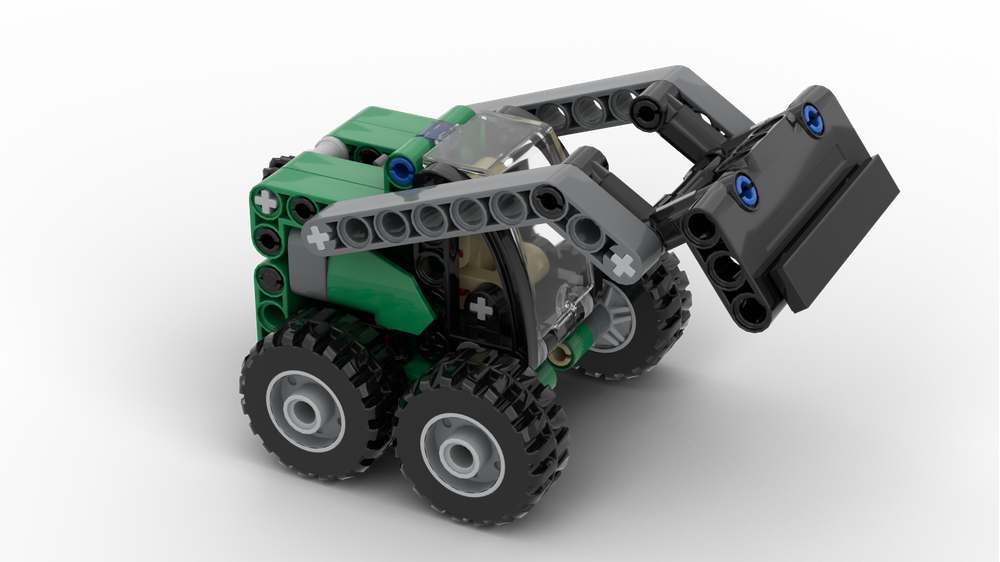 LEGO MOC Skid-steer Loader by Ronald_Rumf | Rebrickable - Build with LEGO