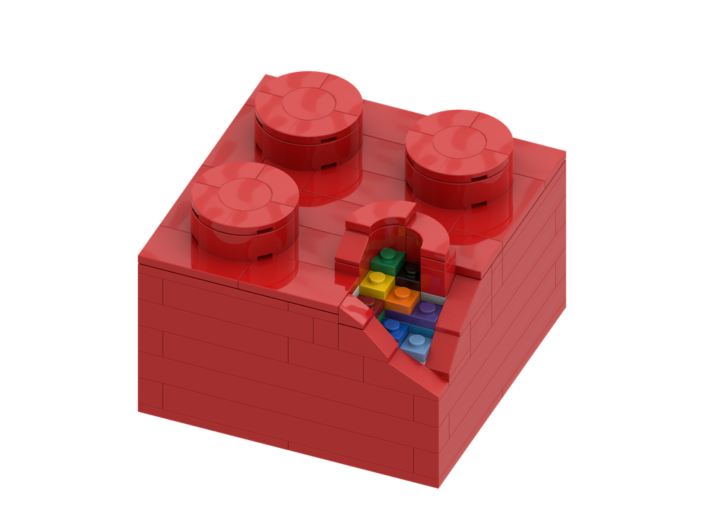 LEGO MOC 2x2 brick by | Rebrickable - Build with