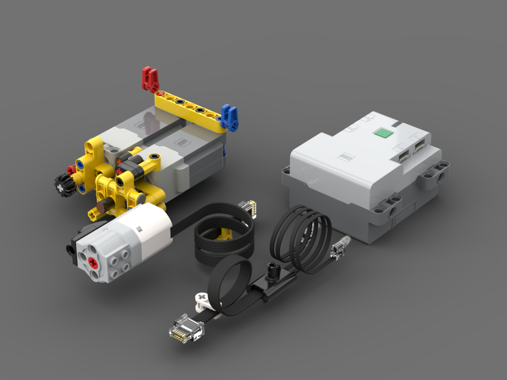 LEGO MOC Control+ motorization kit for Freightliner Cascadia by Anton ...