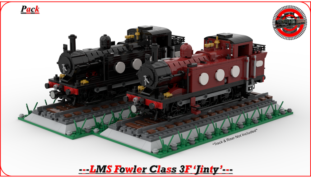 LEGO MOC (Pack) LMS Fowler Class 3F 'Jinty' (8-W) by FatalTrainBuilds ...