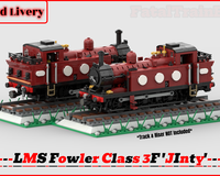 LEGO MOC (Pack) LMS Fowler Class 3F 'Jinty' (8w) by