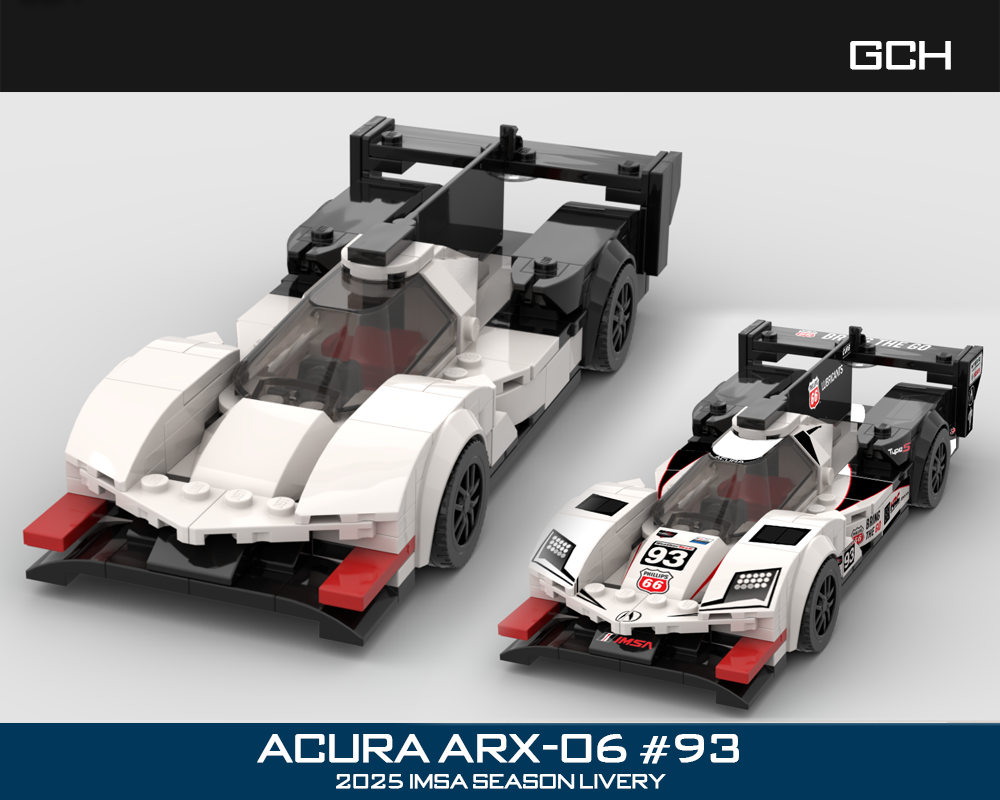 LEGO MOC-208596 Acura ARX-06 #93 2025 season livery by GCh