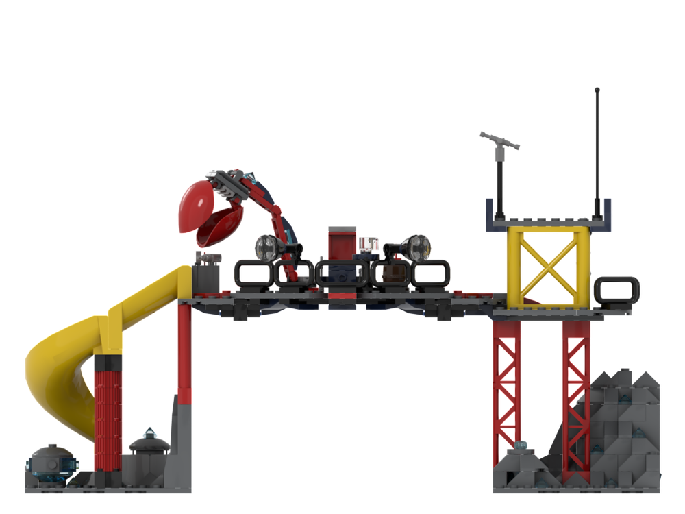 LEGO MOC Lunar Mining Command Base by Scorpio13 | Rebrickable - Build ...