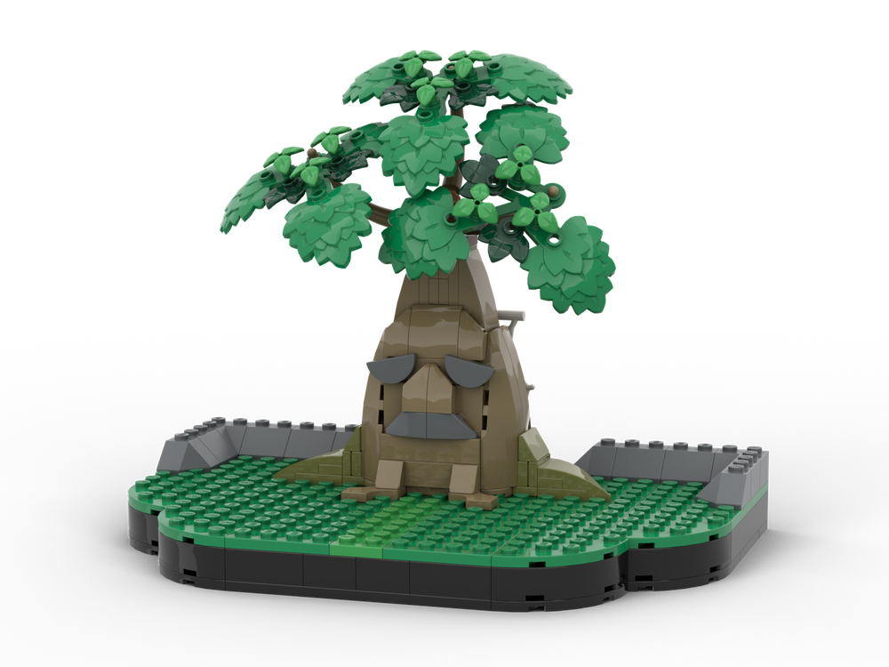 LEGO MOC-208642 Mini Deku Tree diorama - The Legend of Zelda