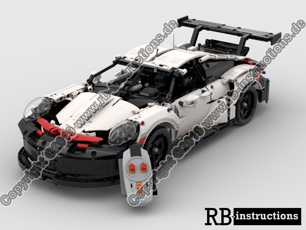 Tentacle internettet Tage af LEGO MOC Porsche 911 RSR as RC-Version (42096) by RB-instructions |  Rebrickable - Build with LEGO