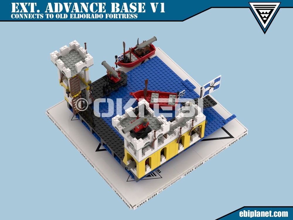 LEGO MOC-208694 Extension- Advance Base V1 - Old Eldorado Fortress
