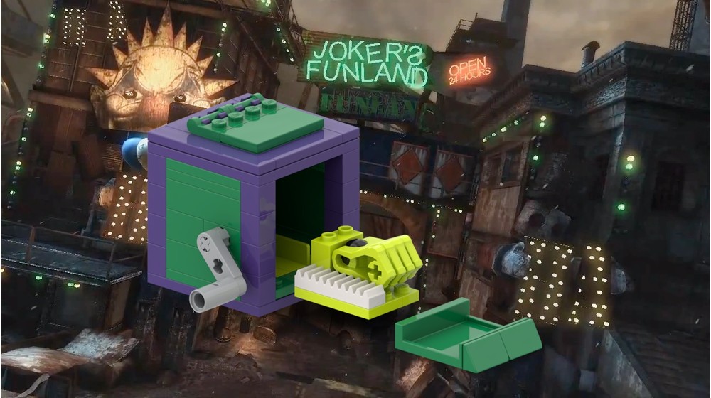 LEGO MOC-208739 Joker Jack-in-the-box trap by minepro3600