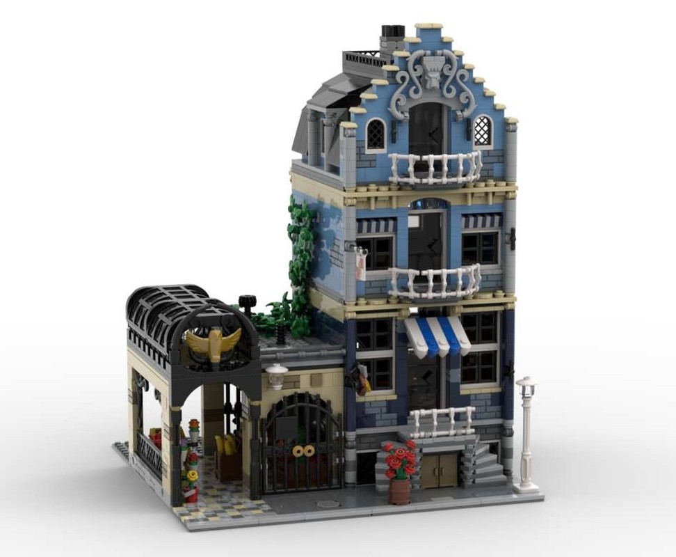 LEGO MOC Market Street by PH-VAP Rebrickable Build with LEGO