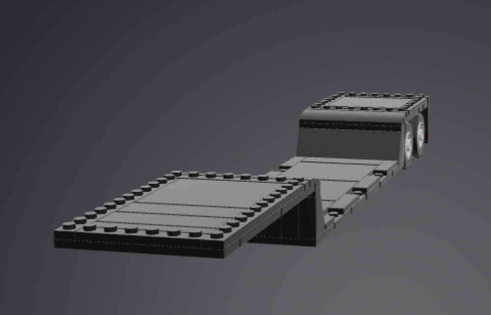 LEGO MOC-208797 GooseNeck semi trailer by Lego_fan2 | Rebrickable ...