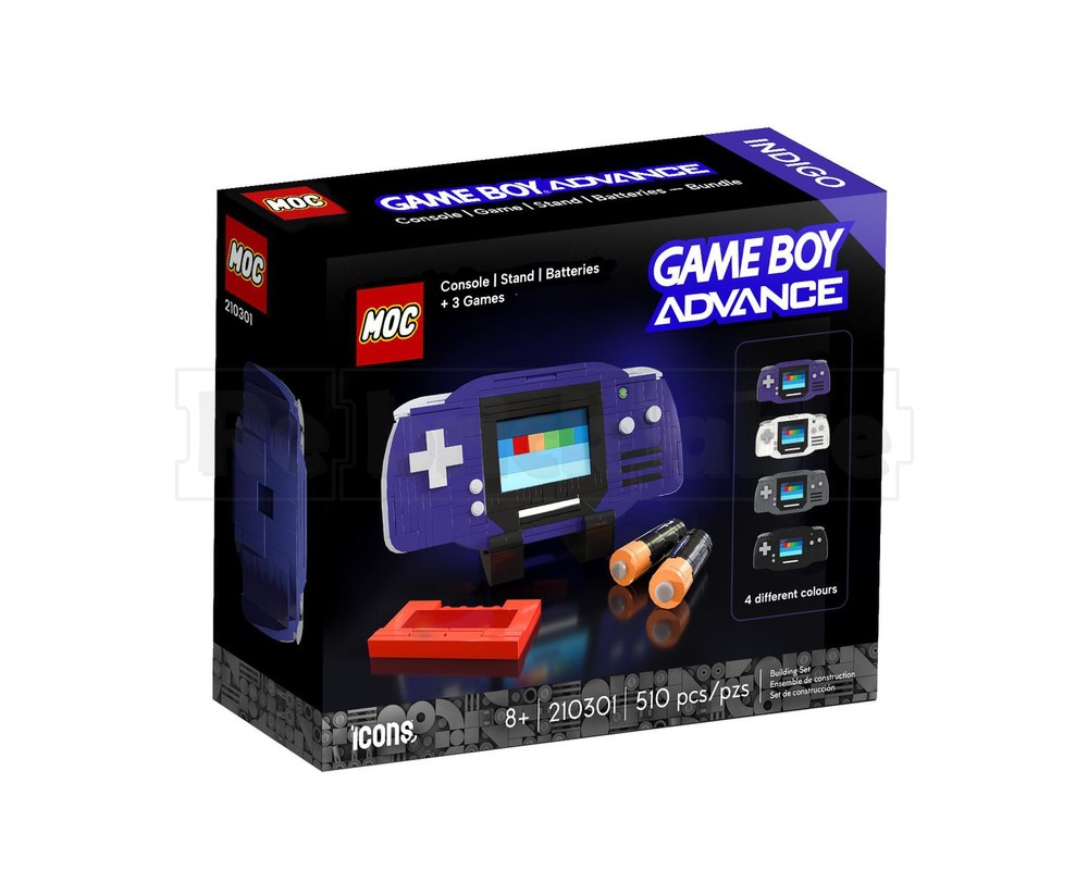 LEGO MOC Nintendo Game Boy Advance — Indigo by skyfox2k