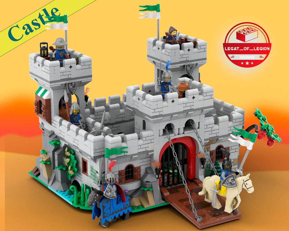LEGO MOC 6073 Knight`s Castle Remake by Legat_Of_Legion | Rebrickable ...