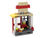 BYGGLEK Hot dog stand