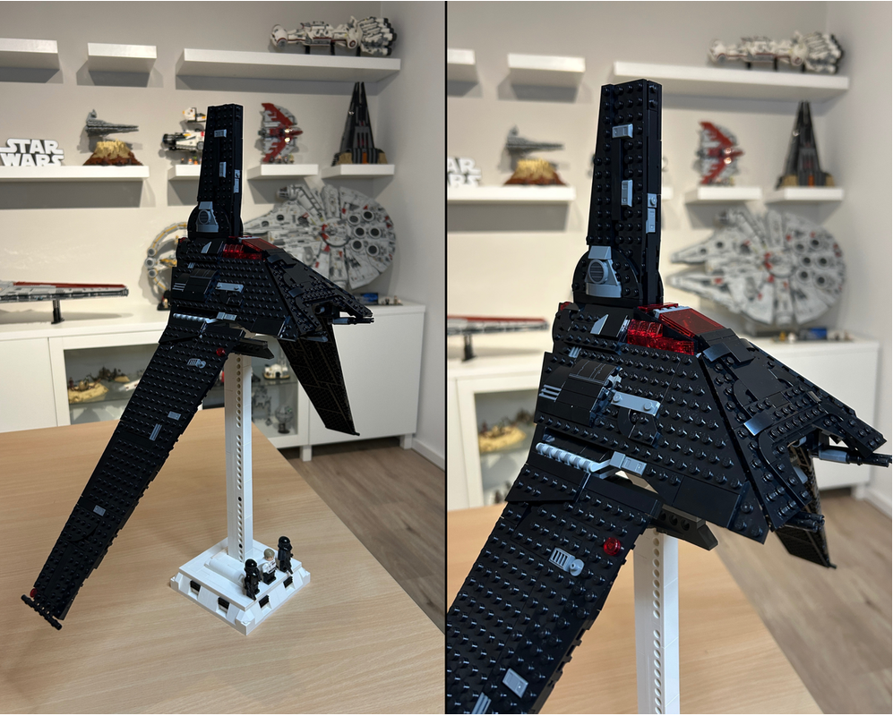 LEGO MOC-208883 Krennic's Shuttle (75389 Dark Falcon Alternative