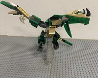 31058 x2 European Horn Wyvern (Europadrakon ceras) 1:32