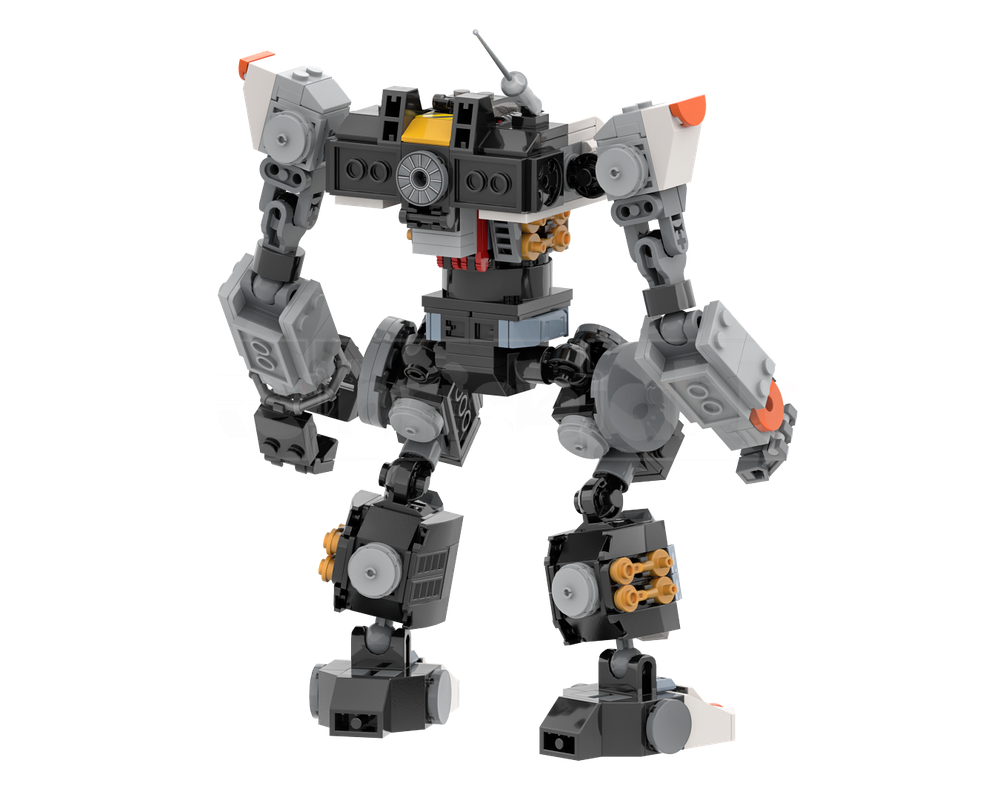 LEGO MOC-208983 Heavy Construction Mech II - (MOC-187343 Modification ...