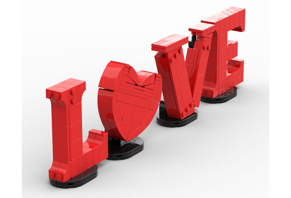 LEGO MOC-208993 Love lettering Valentine´s Day by CreatorExpert ...