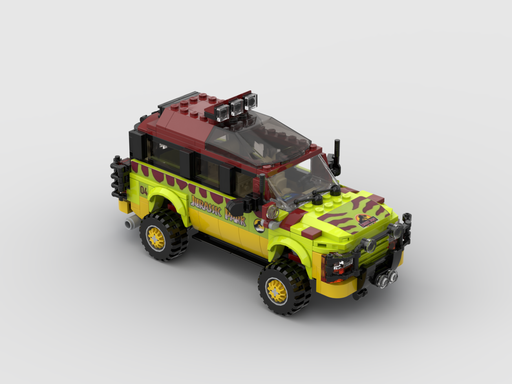 LEGO MOC-208998 MOC - SPEED CHAMPIONS 76959-1 JURASSIC PARK TOUR