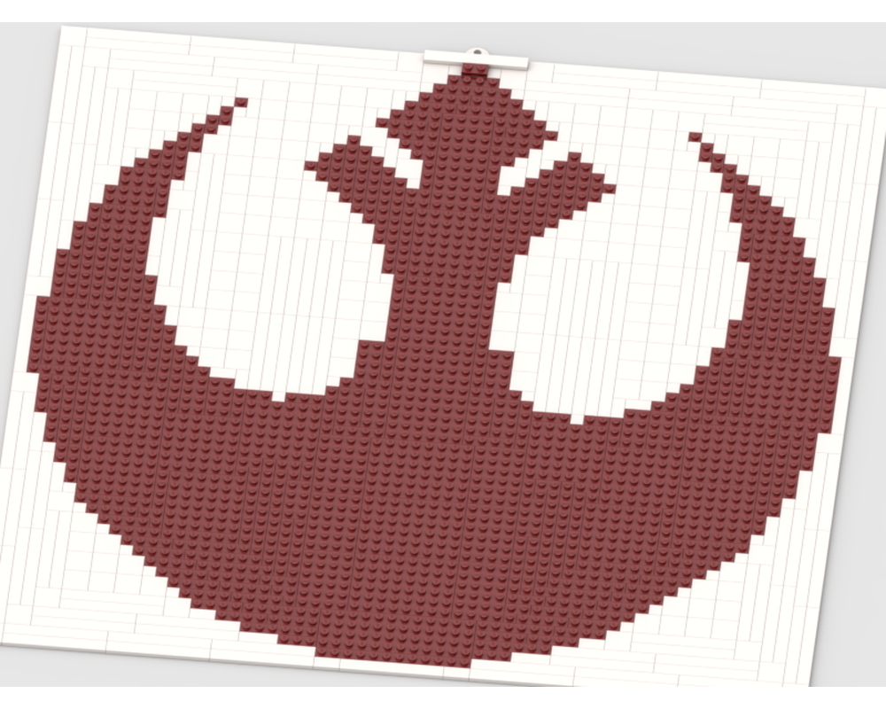 Lego Moc 20904 Star Wars Rebel Logo Wall Art Star Wars 2019